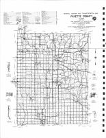 County Map, Fayette County 1976